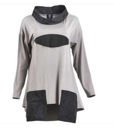 My Soul Zip Tunic - Grey