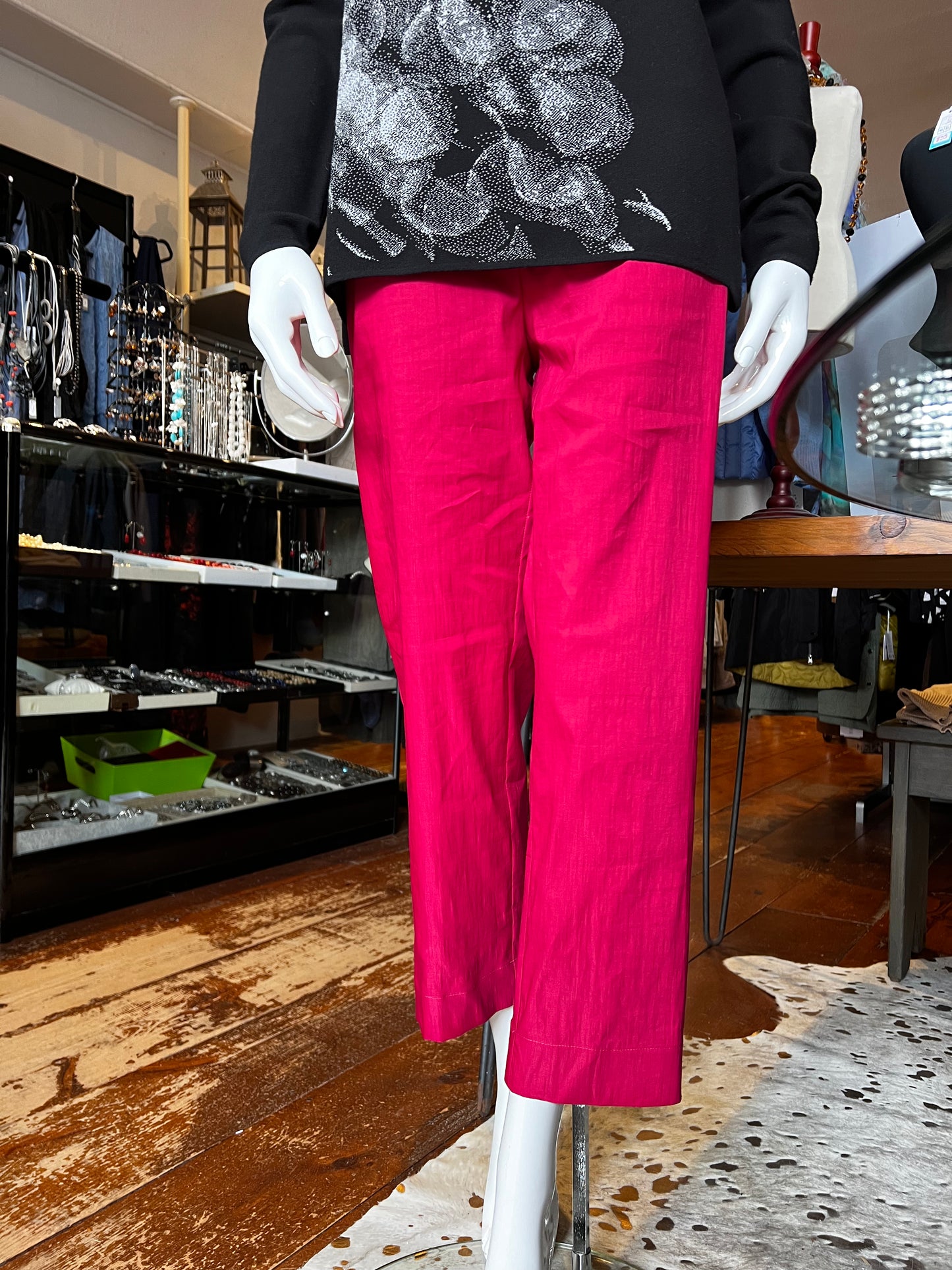 Sarah Pacini Soumia Pant - Raspberry