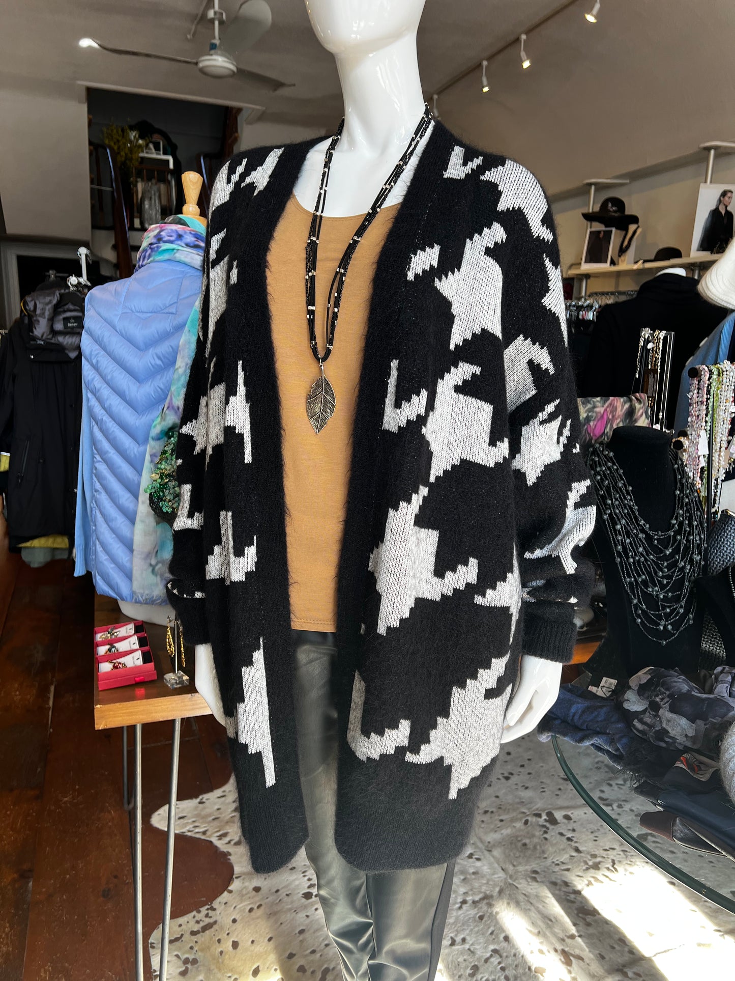 Sarah Pacini Long Cardigan